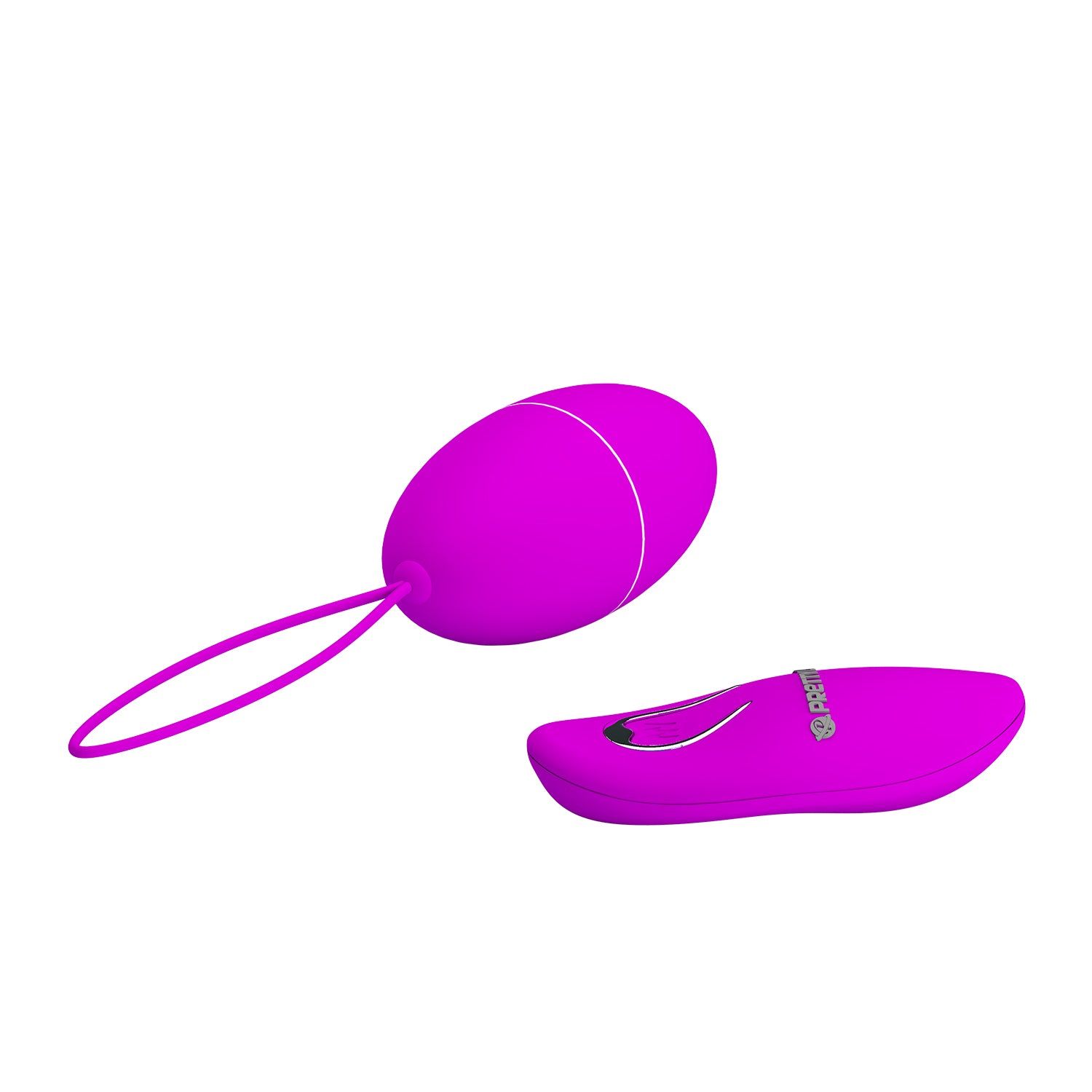 Due vibratori viola. Uno con anello, l'altro accanto.