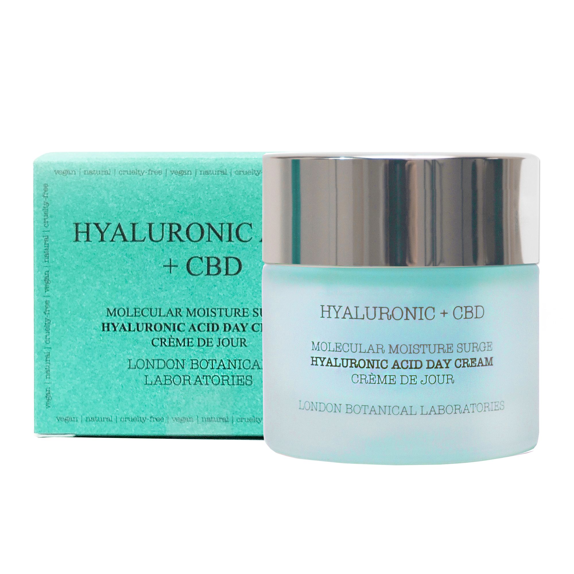 LBL Acido Ialuronico + CBD Crema da giorno all'acido ialuronico Molecular Moisture Surge Anti-Aging