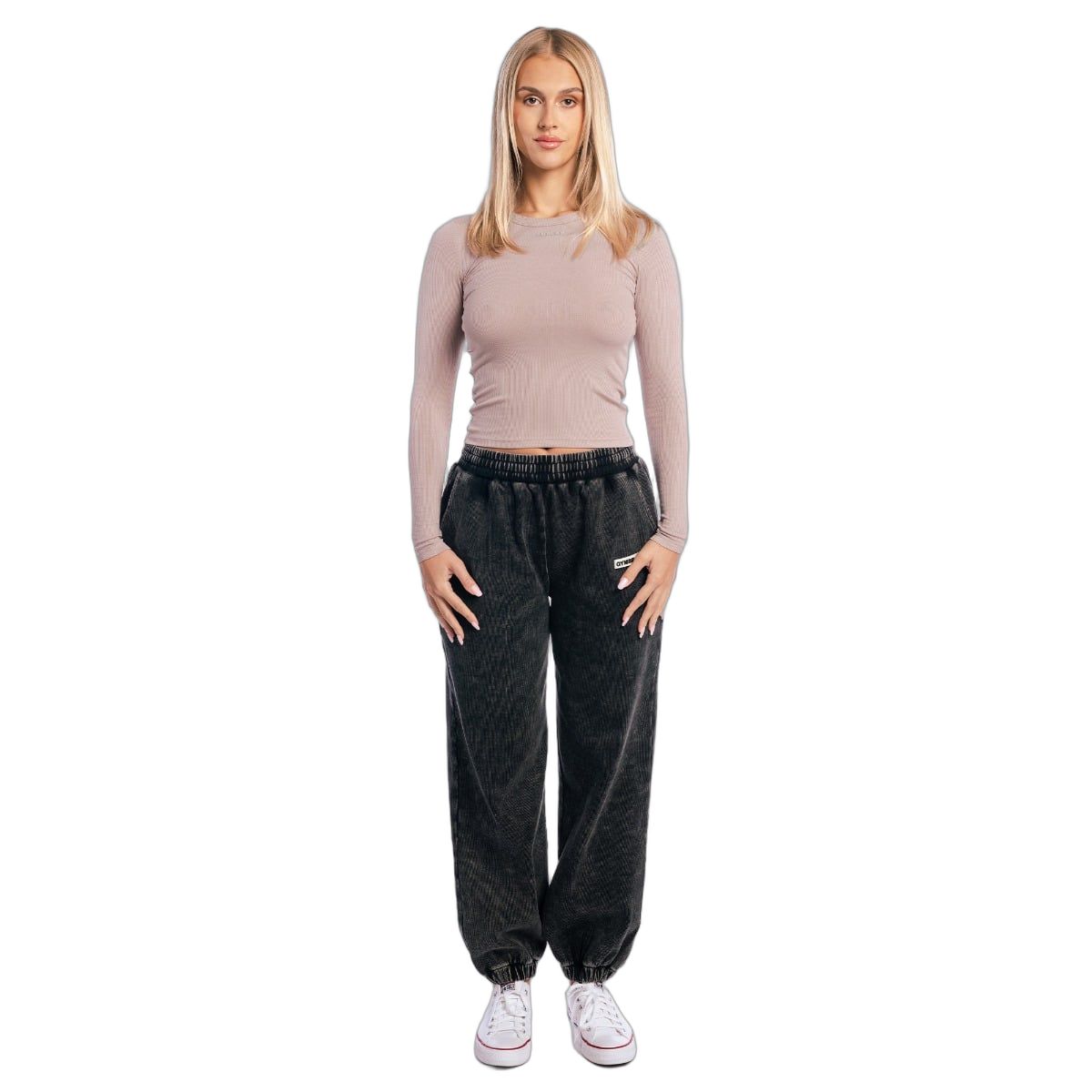 GymBeam T-shirt donna Aura slim maniche lunghe Roux