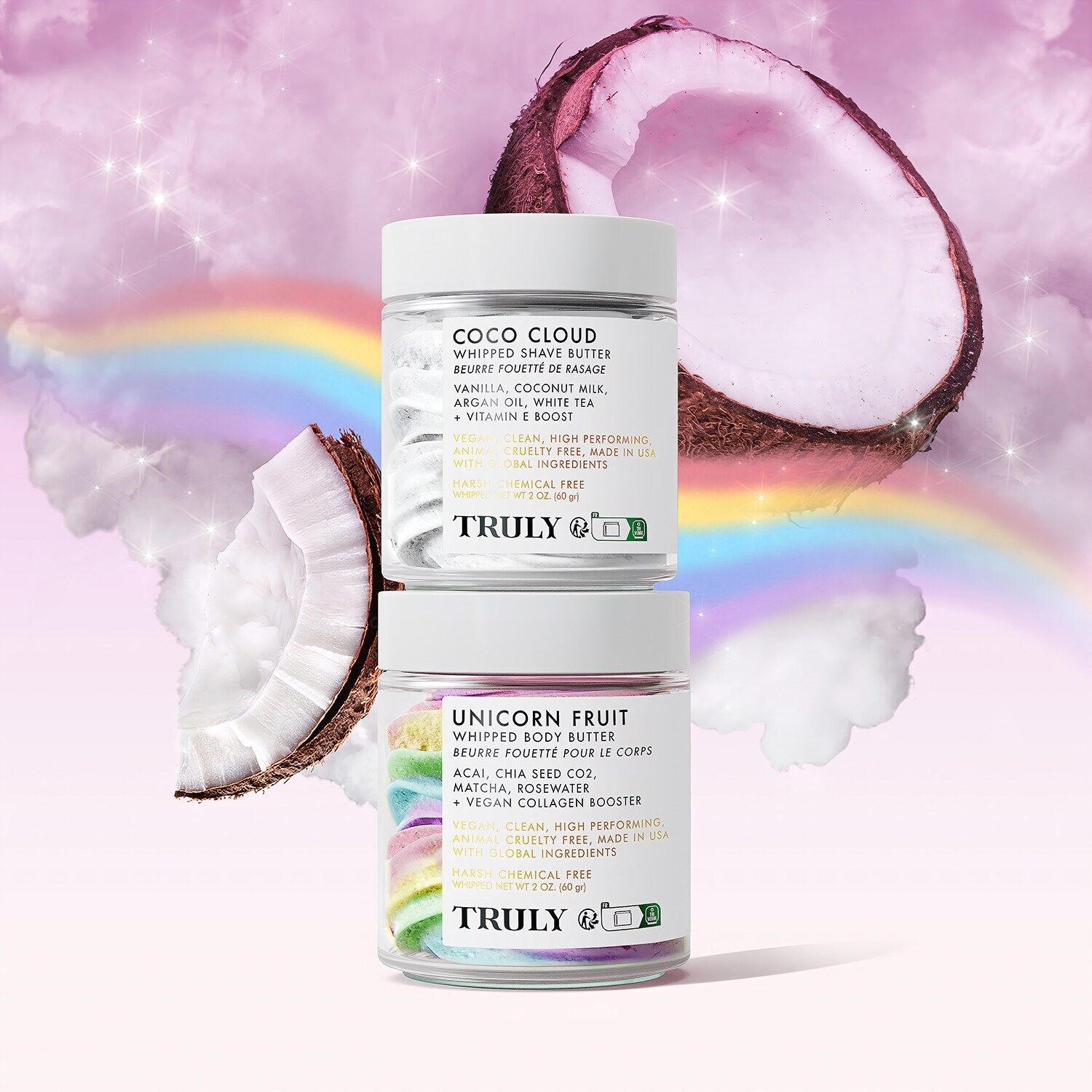 Truly Beauty Coco Cloud & Unicorn Fruit Set