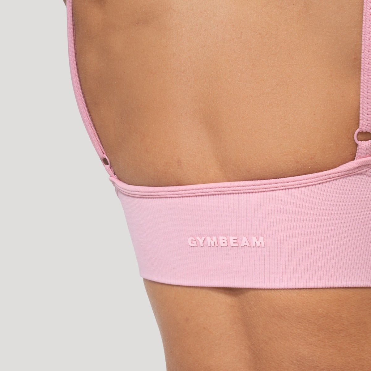 GymBeam Reggiseno sportivo donna Luma senza chiusura Baby Pink