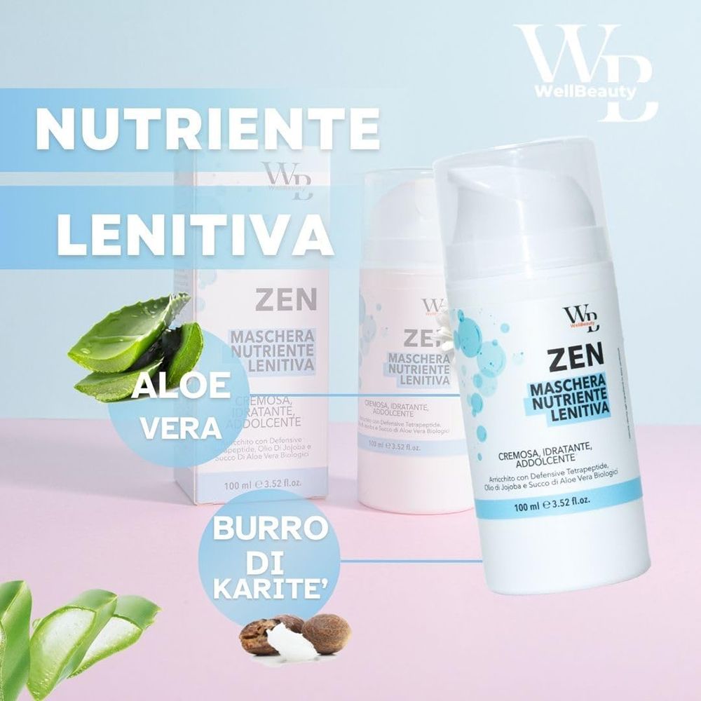 WellBeauty - ZEN - Maschera Viso Nutriente Lenitiva