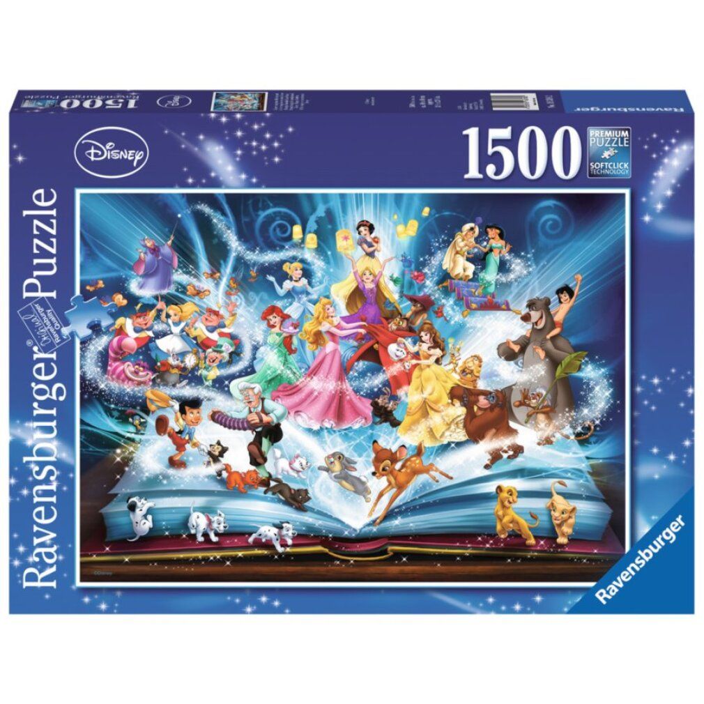 Puzzle Il magico libro delle storie di Disney (1500 pezzi)