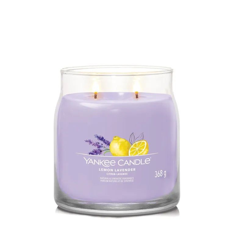 Yankee Candle Giara Media Lemon Lavender – Candela profumata (Ref. 1630004E)