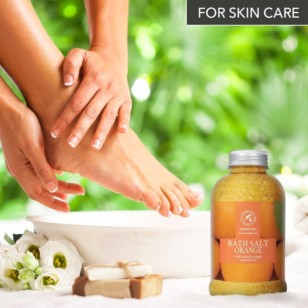 Sale da bagno AROMATIKA con olio essenziale naturale di arancia