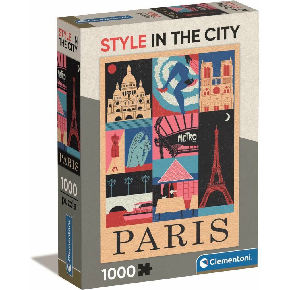 Puzzle da 1000 Pezzi - Style in the City: Paris