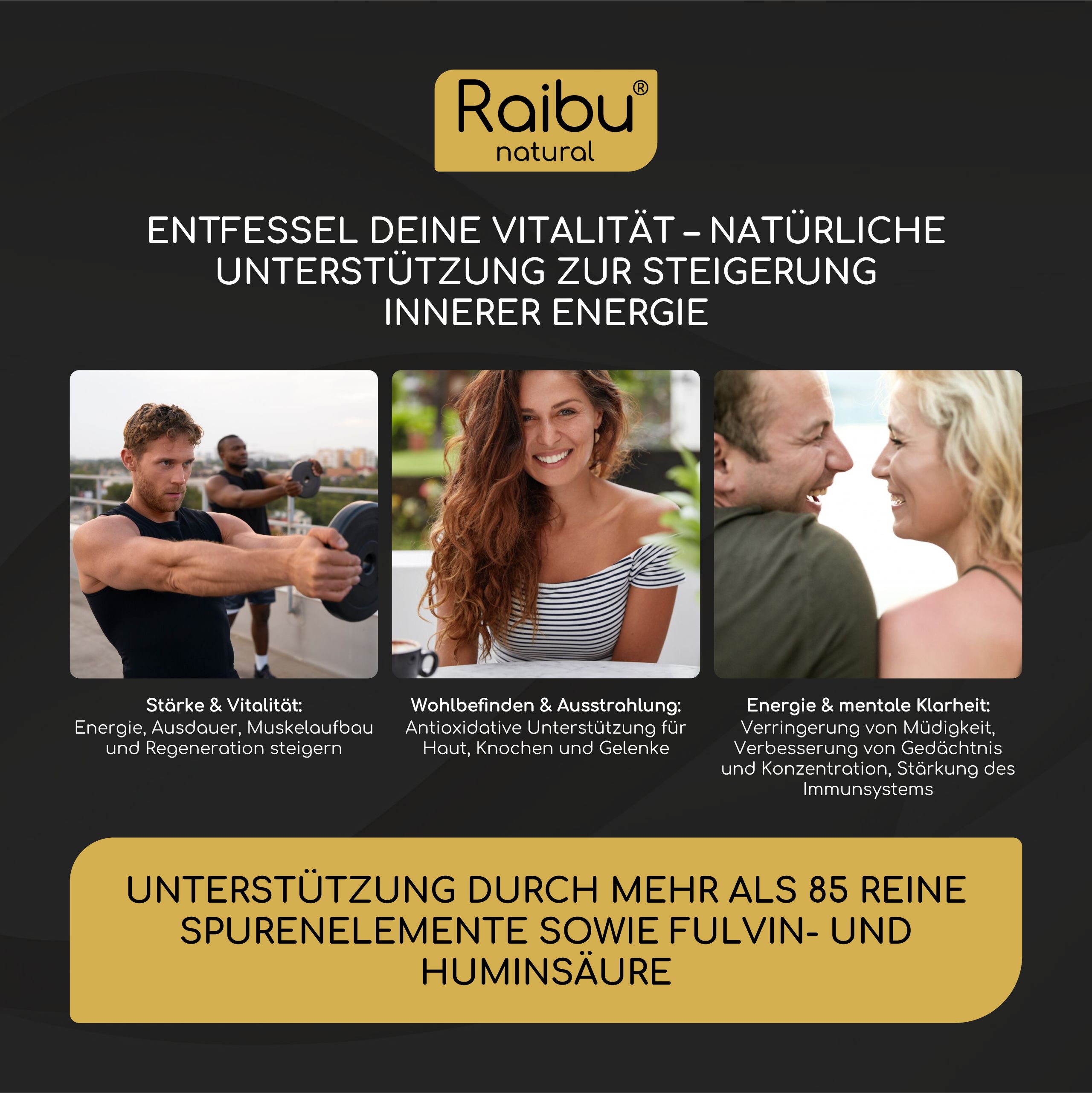 RAIBU Shilajit Himalayano Puro – Resina ad Alta Potenza