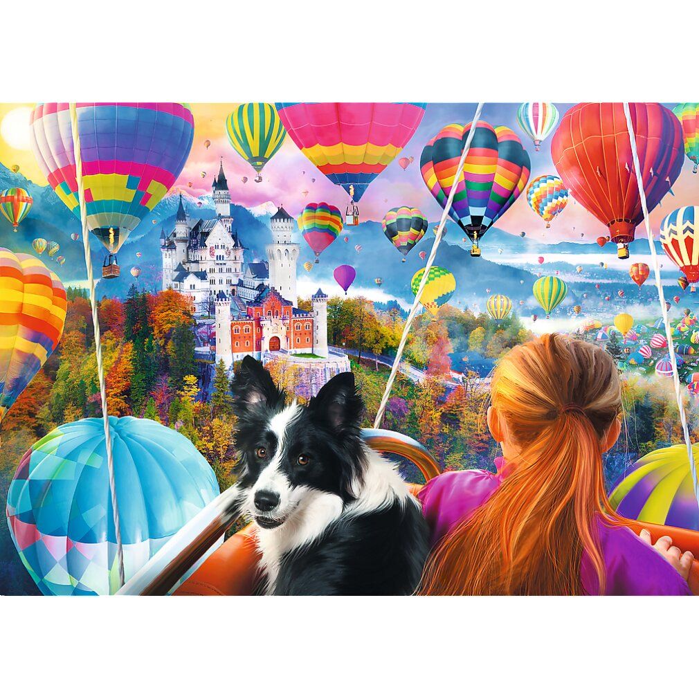 Puzzle a spirale trefl Festival delle mongolfiere 1040 pezzi