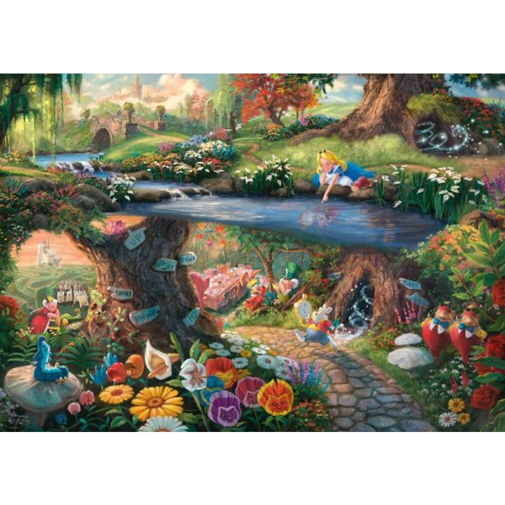 Thomas Kinkade: Pittore della Luce - Disney - Alice nel Paese delle Meraviglie (1000 pezzi)