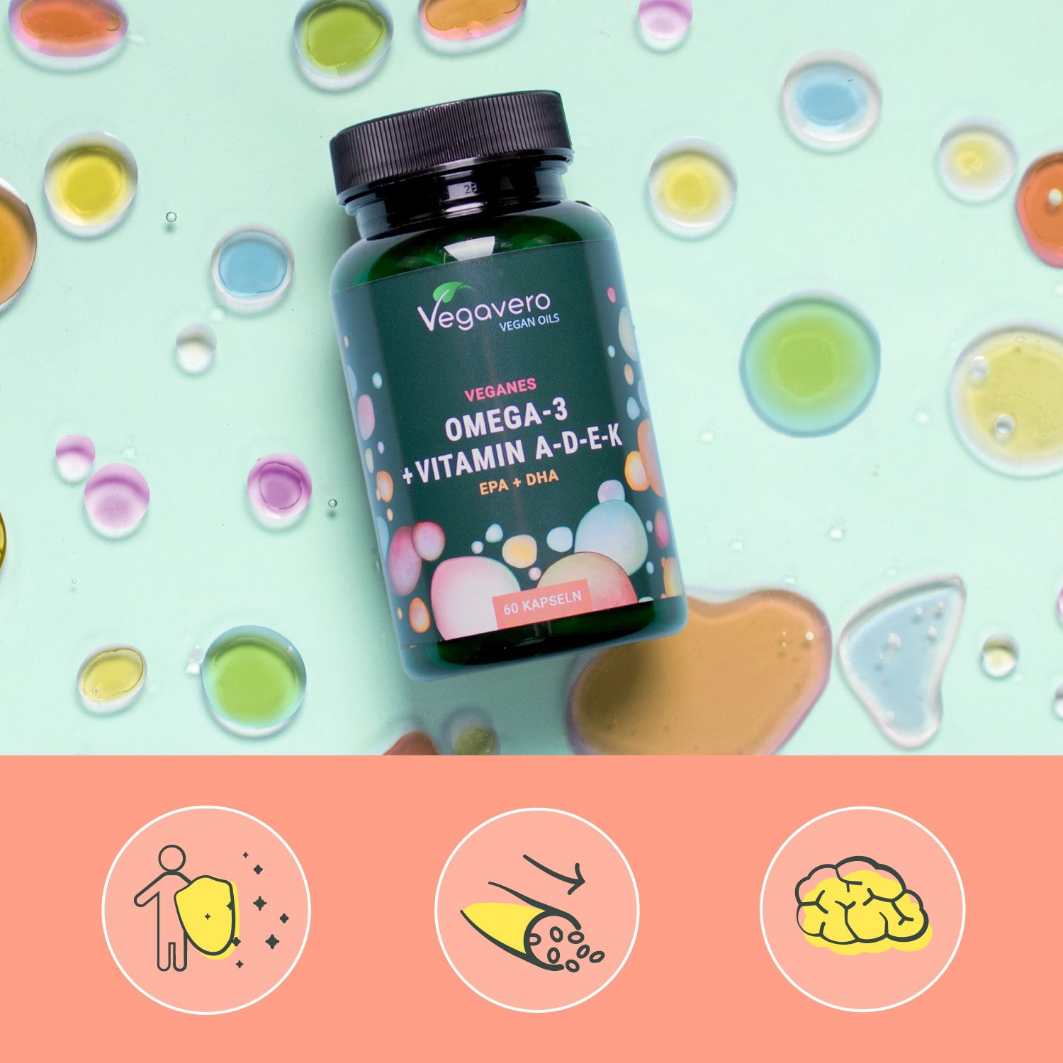 VEGAVERO Omega 3 + ADEK