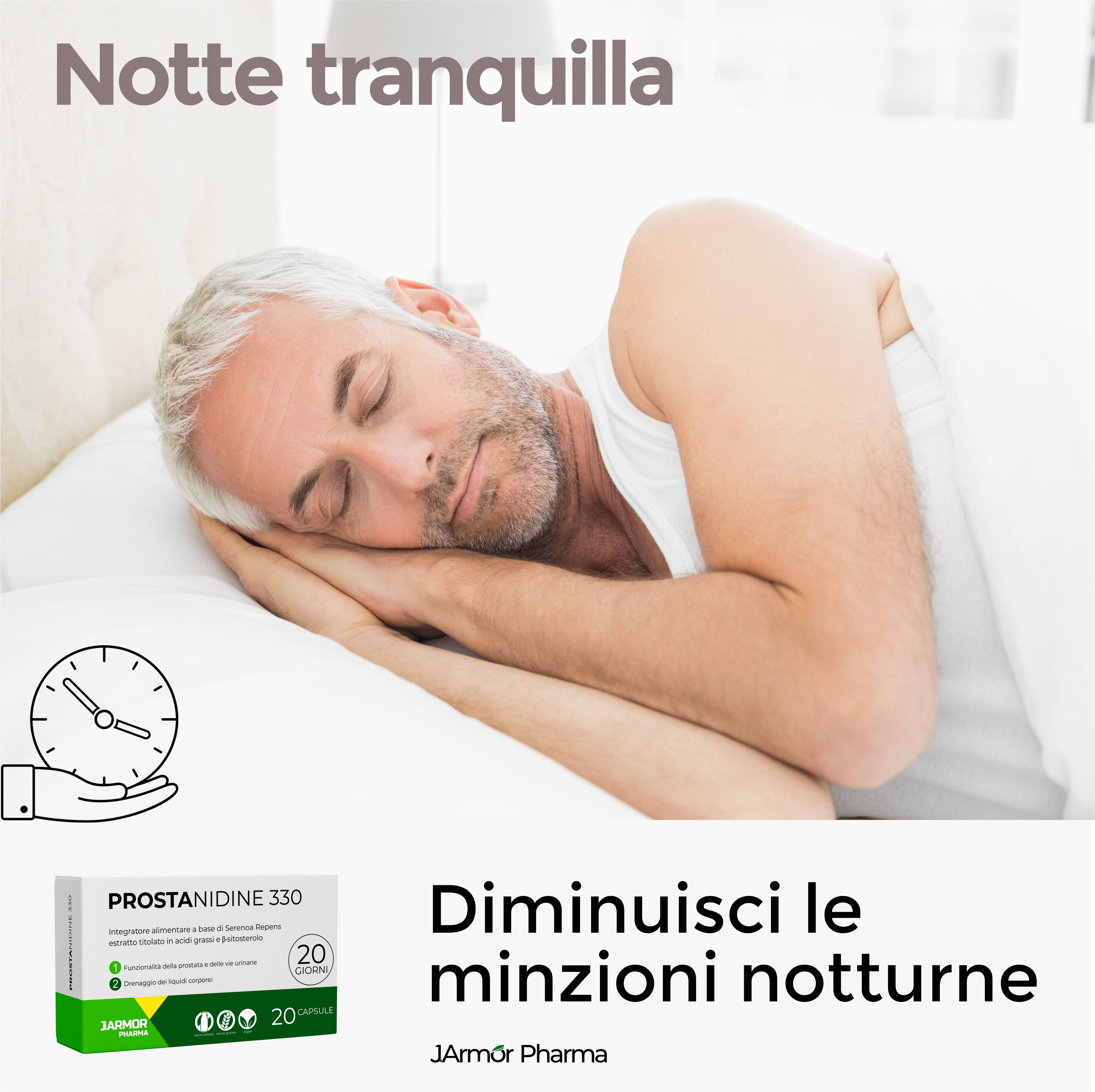 Prostata e Capelli – Serenoa Repens Saw Palmetto 320 mg -Prostanidine 20