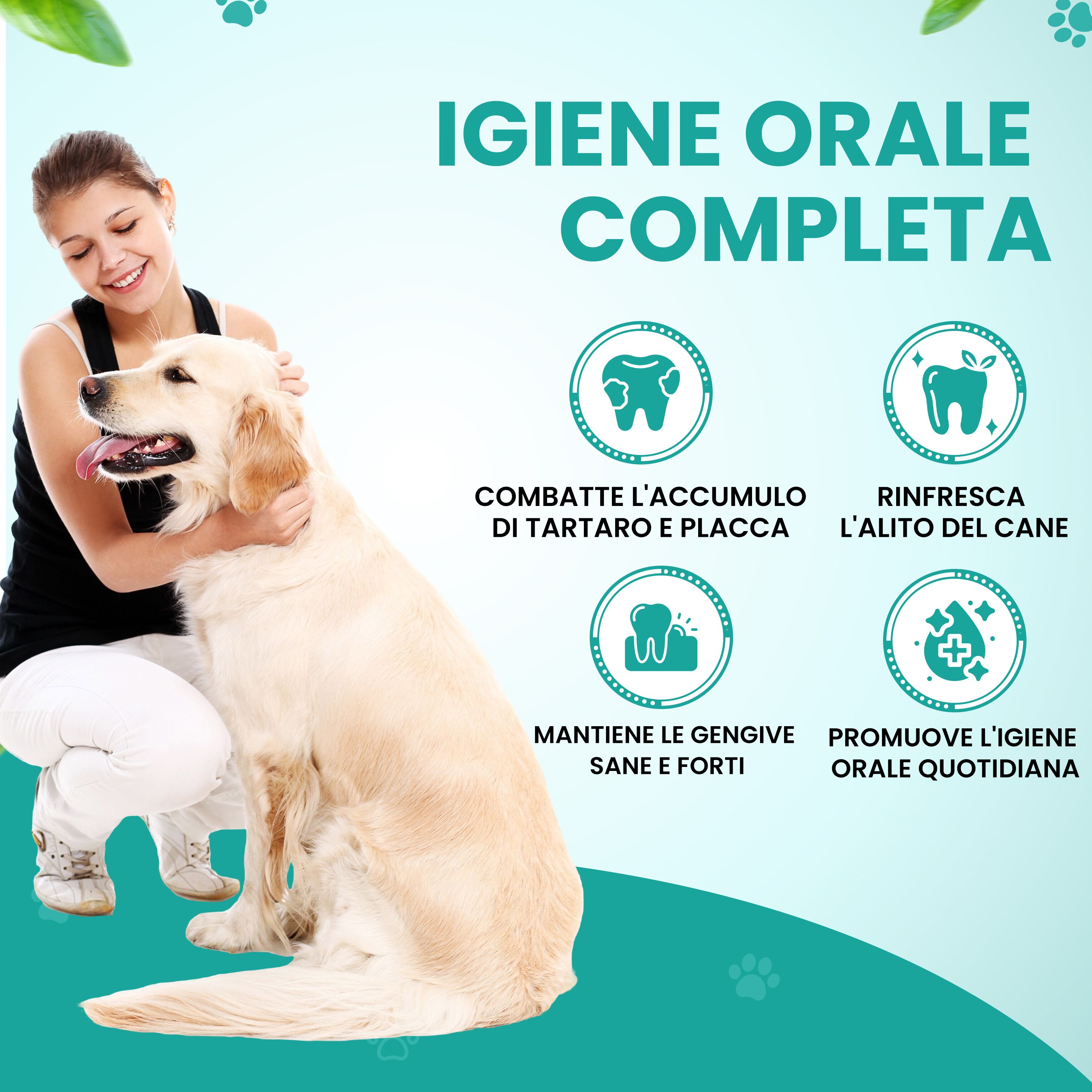 ZamPura Dentifricio Spray per Cani e Gatti – Igiene Orale, Alito Fresco, Anti-Tartaro