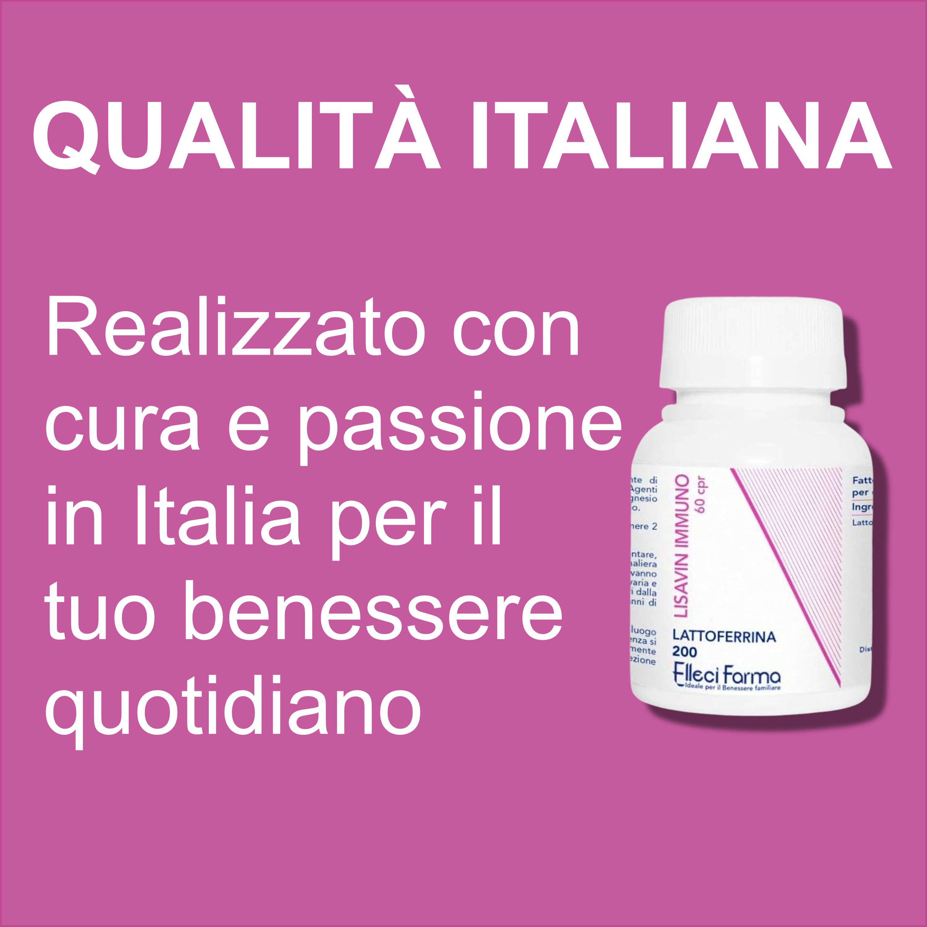 Elleci Farma - Lisavin Immuno Integratore Lattoferrina 200mg Echinacea Vitamina C 60cpr