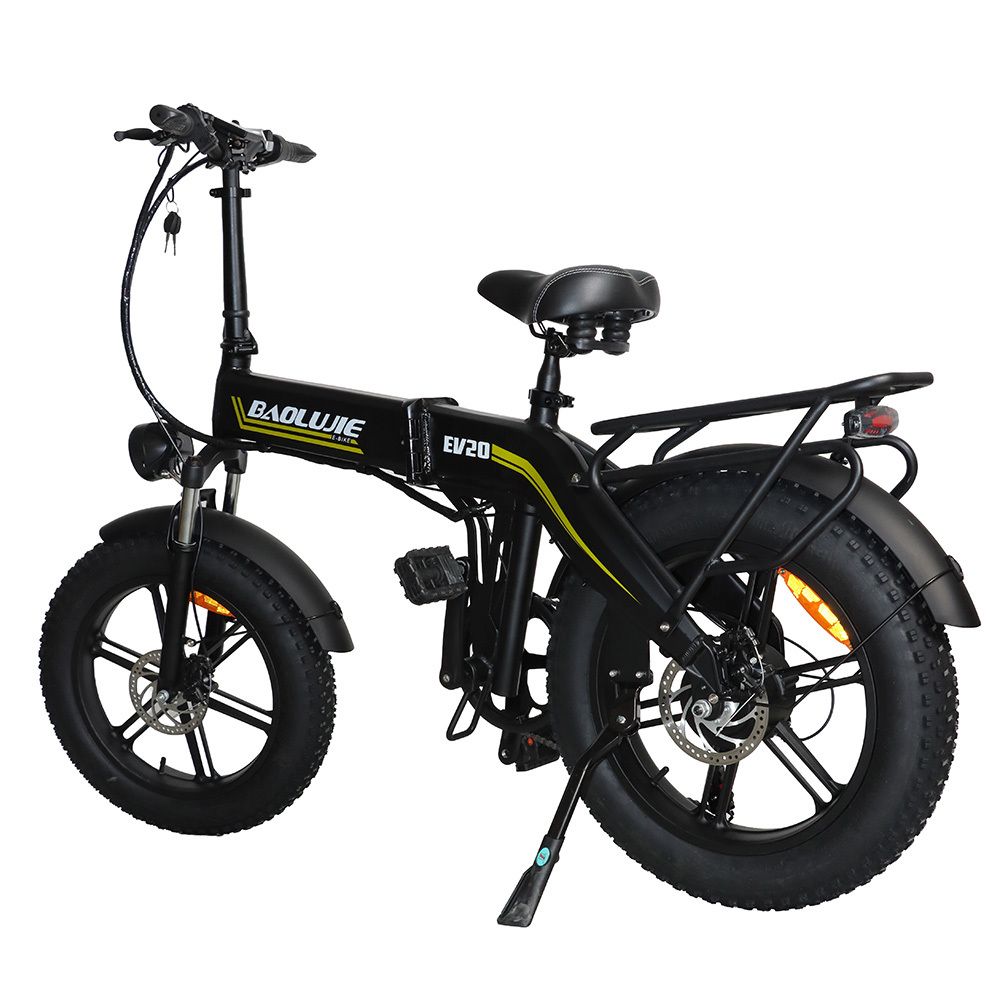 BAOLUJIE D7 Bicicletta elettrica pieghevole, batteria da 48 V 16 Ah
