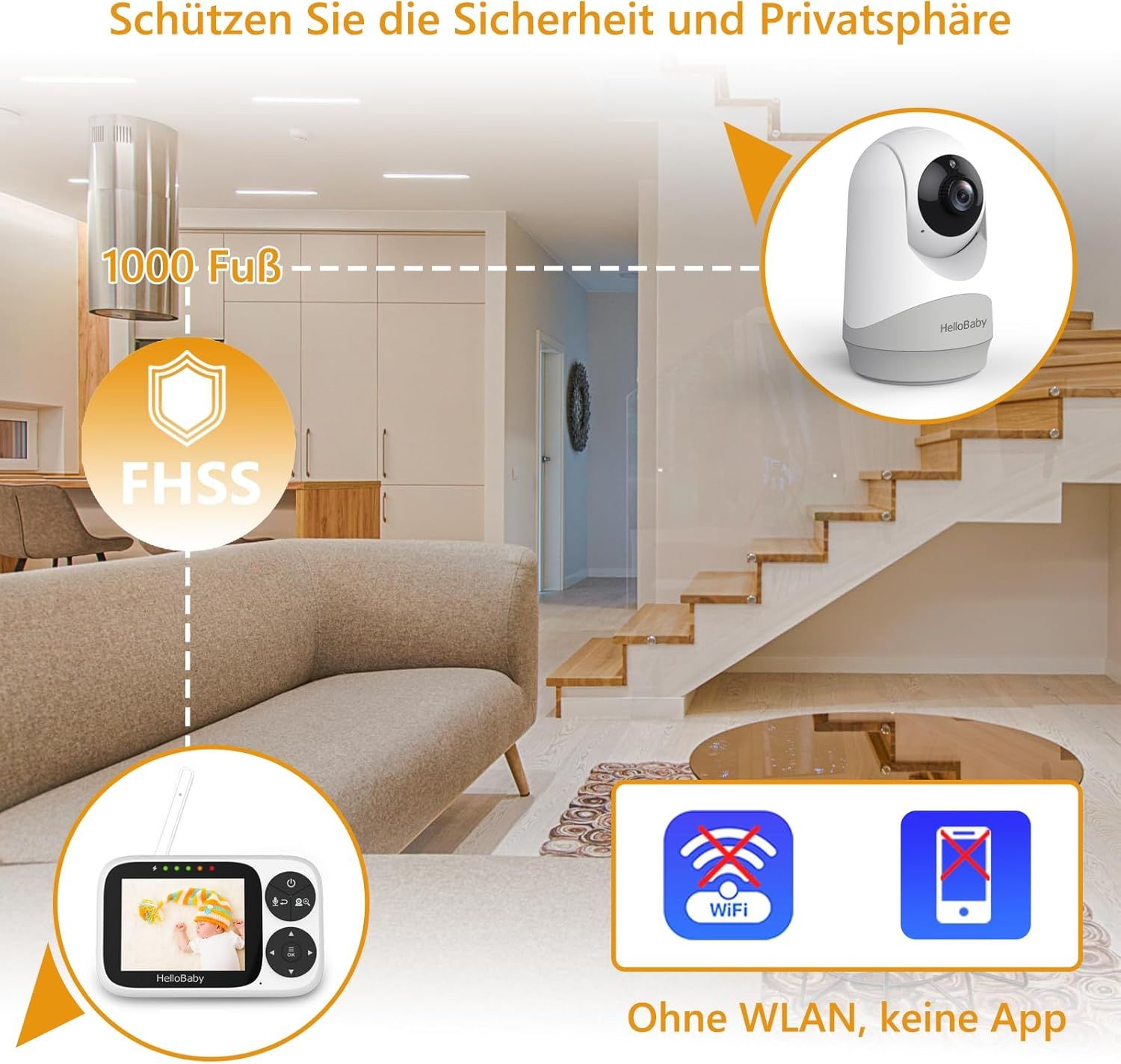 Baby monitor con telecamera HelloBaby