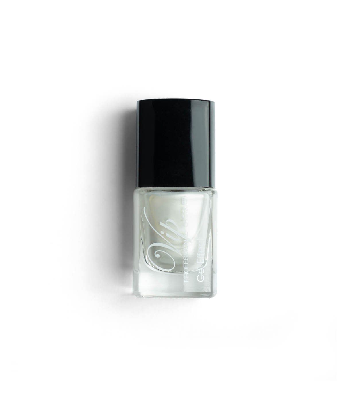 Uno smalto trasparente in una bottiglia di vetro con tappo nero. L'etichetta riporta la scritta 'OPI GelColor'.