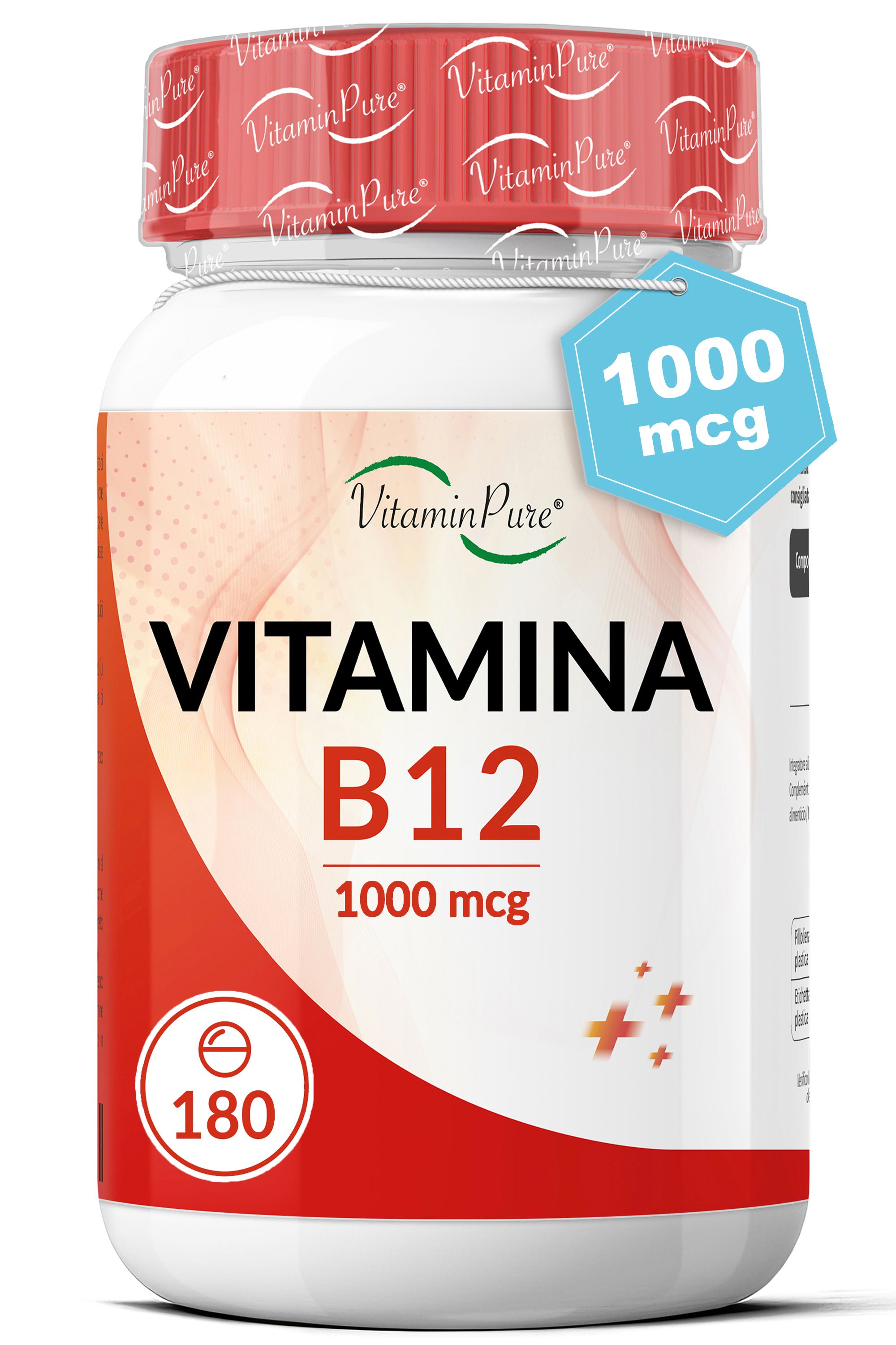 VitaminPure® Vitamina B12 1000 mcg Compresse Alto dosaggio