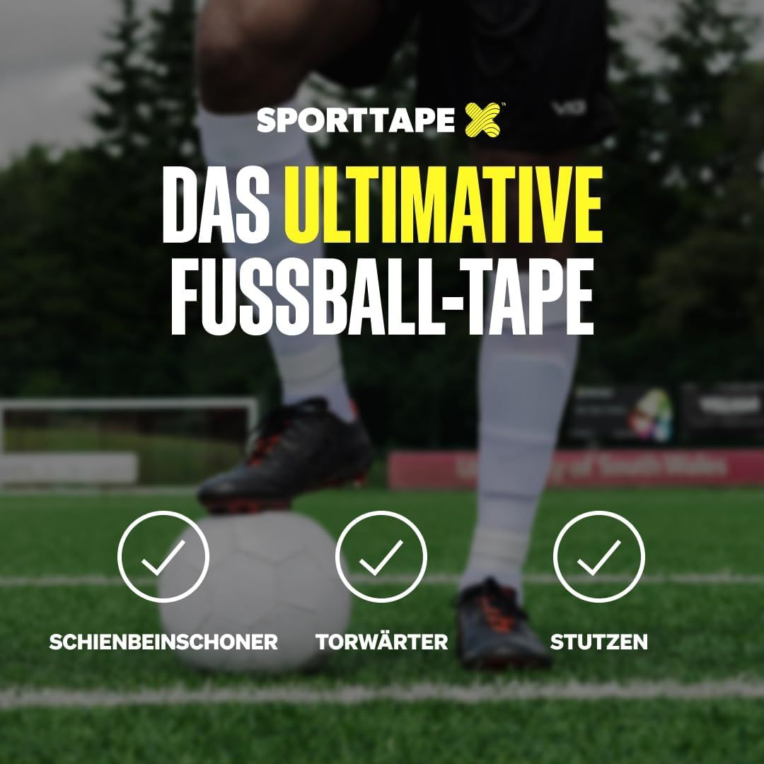 SPORTTAPE Bendaggio Autoadesivo - 5 cm x 4,5 m Bianco