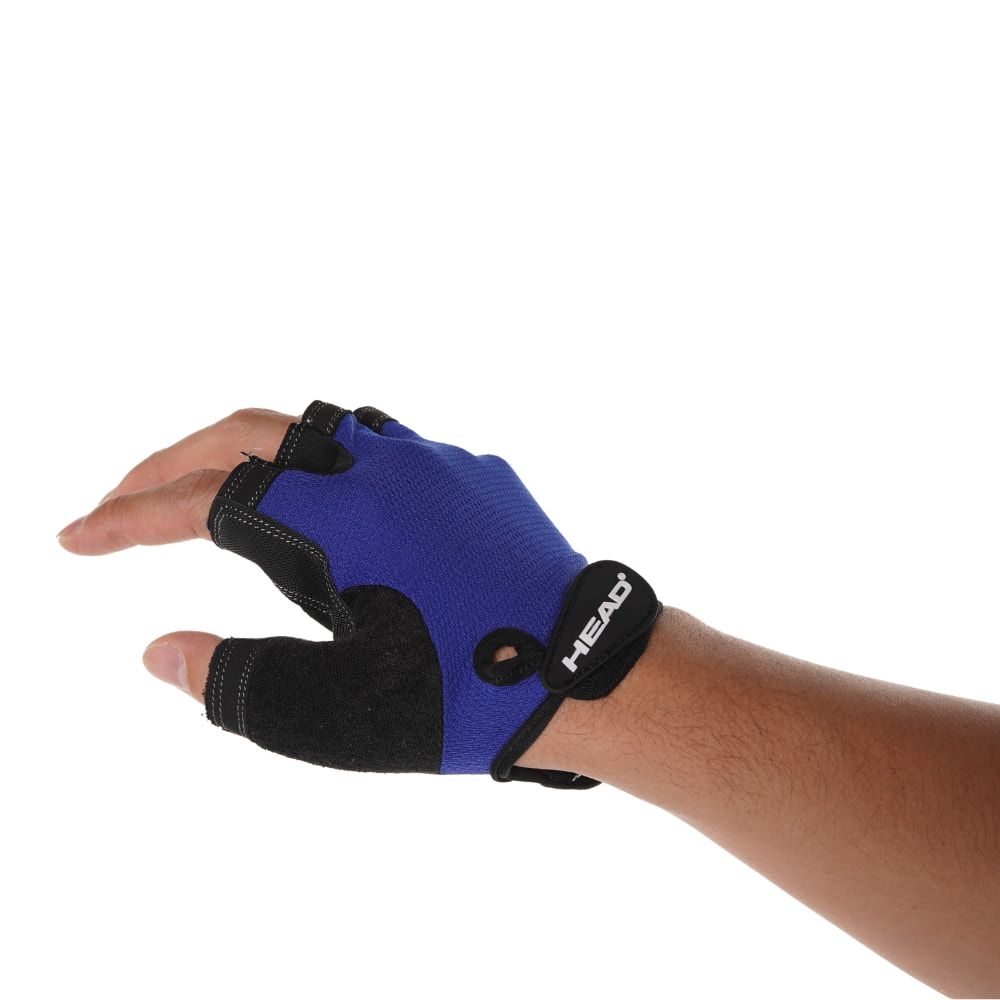 Guanti da Allenamento Traspiranti con Imbottitura - L - Blu