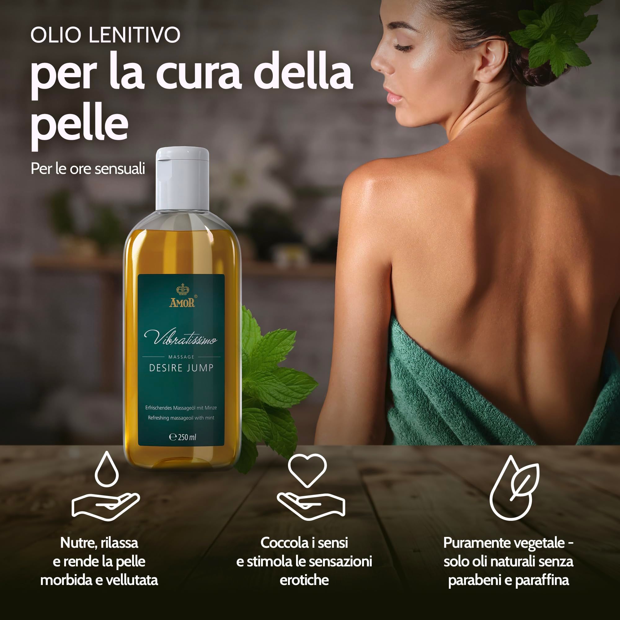 Vibratissimo Olio da Massaggio Desire Jump