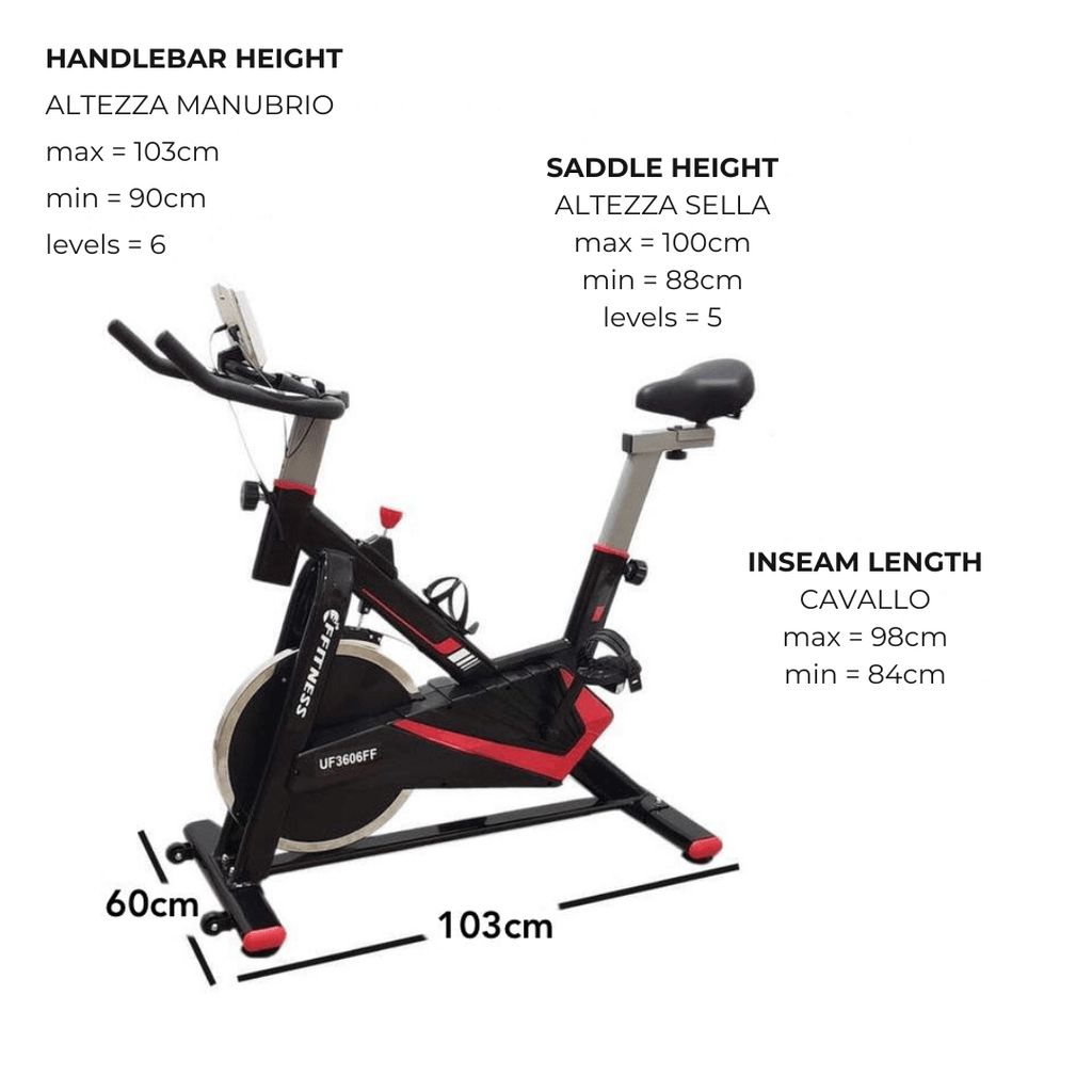 FFitness Spin Bike - Indoor Cycling Fit FF