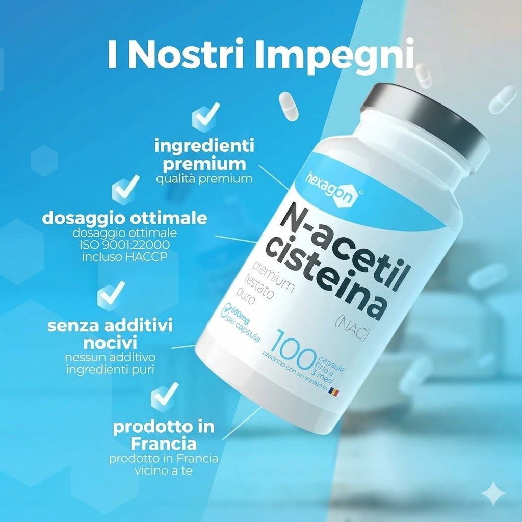 Hexagon NAC N-Acetyl-Cisteina Capsula