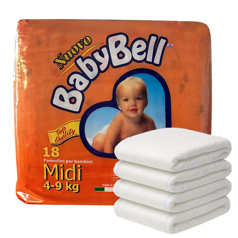 Baby Bell Pannolini Midi per bambini dai 4 ai 9 kg
