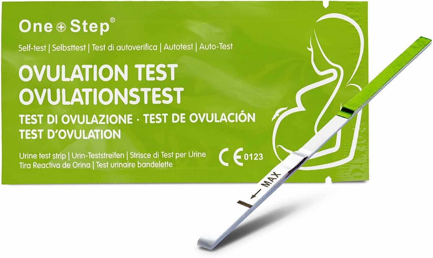 One+Step test di ovulazione GreenLine con sensibilità ottimale di 20 miu/ml