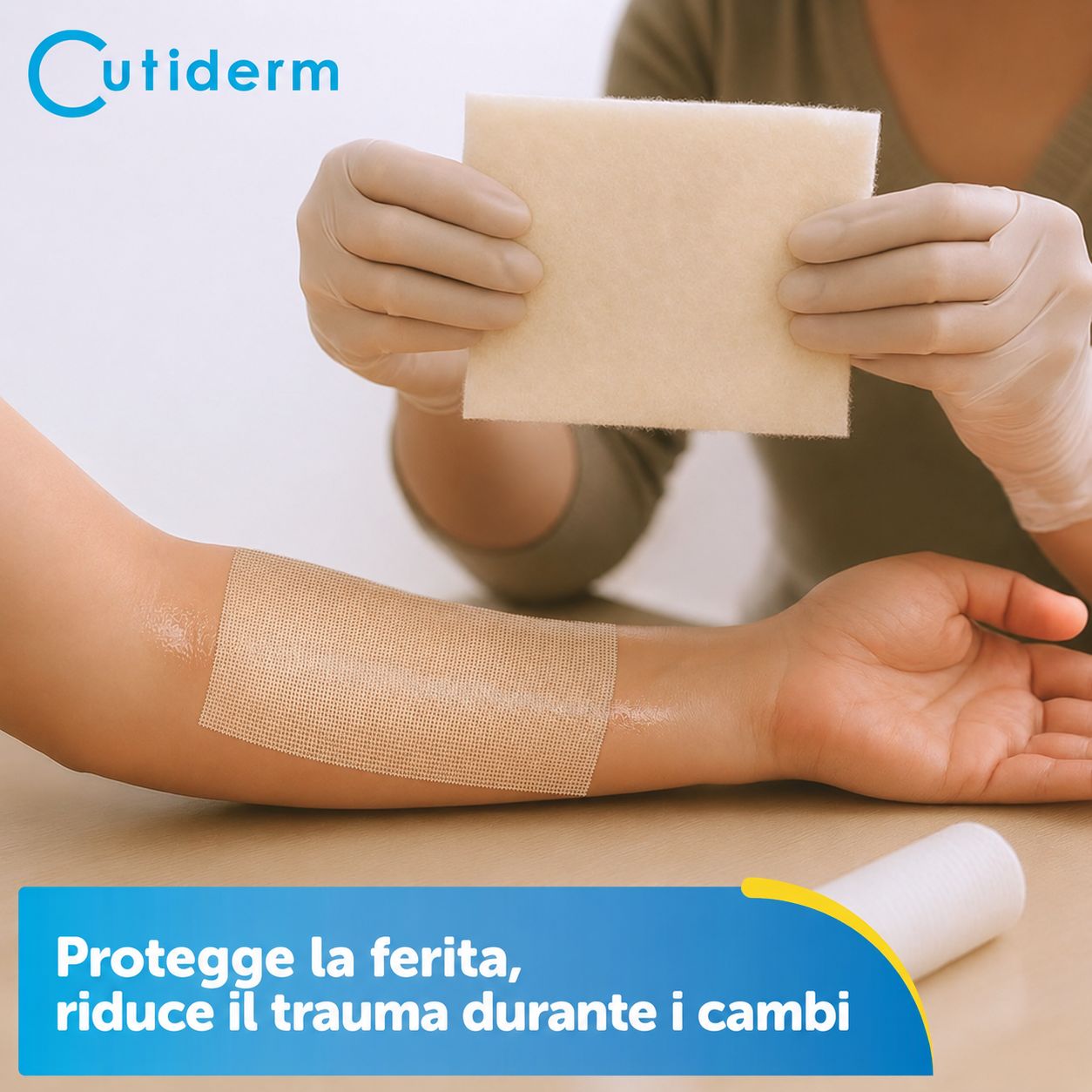 Compresse sterile in garza paraffinata 10 cm x 20 cm Cutiderm