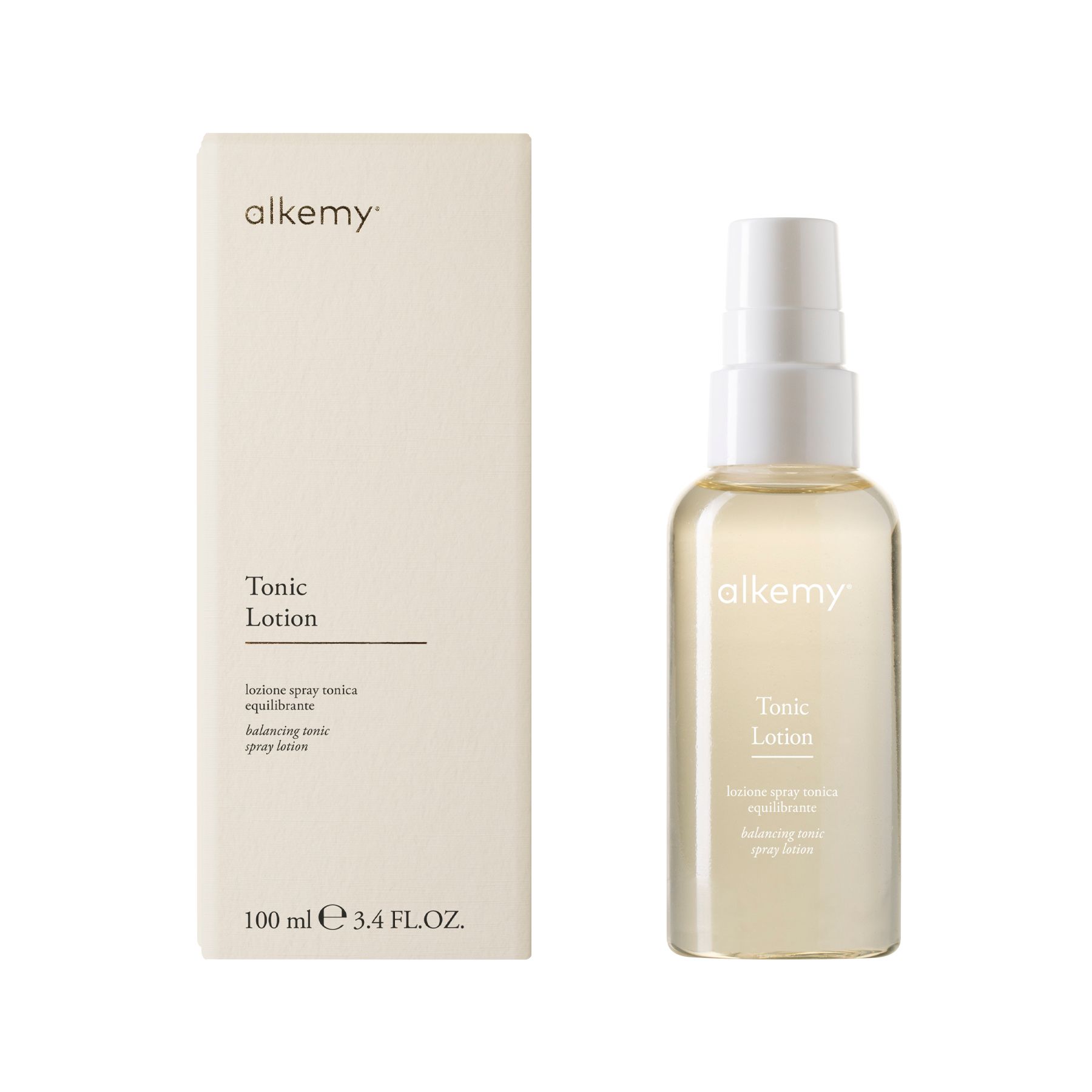 Alkemy Tonico Viso Naturale con Aloe Vera, per Pelle Sensibile e Rossori