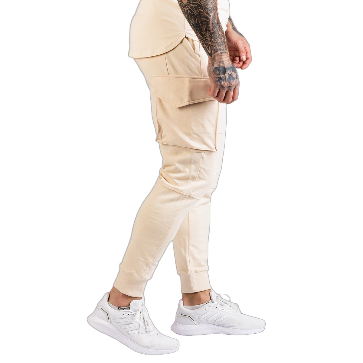 GymBeam Pantaloni sportivi uomo slim TRN Sand