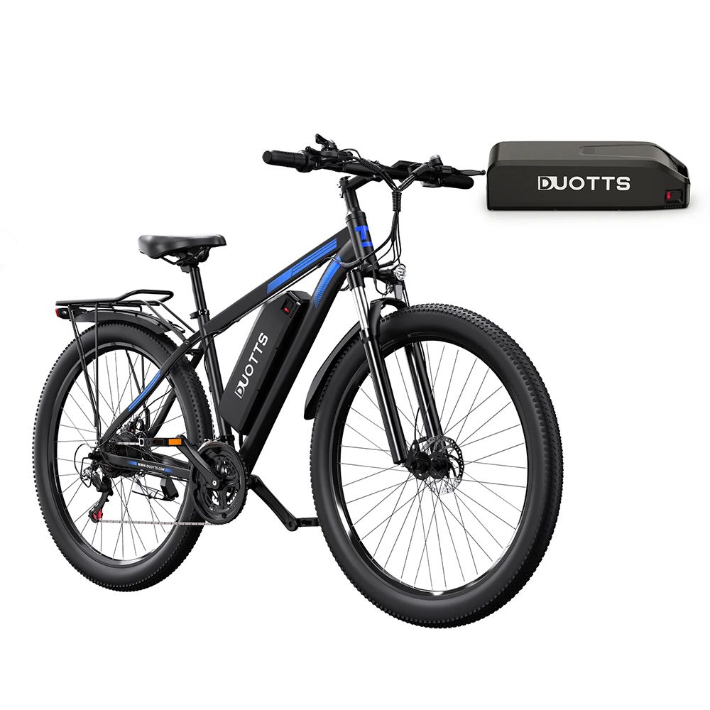 Mountain bike elettrica DUOTTS C29 con doppia batteria da 15 Ah,Shimano a 21 velocità