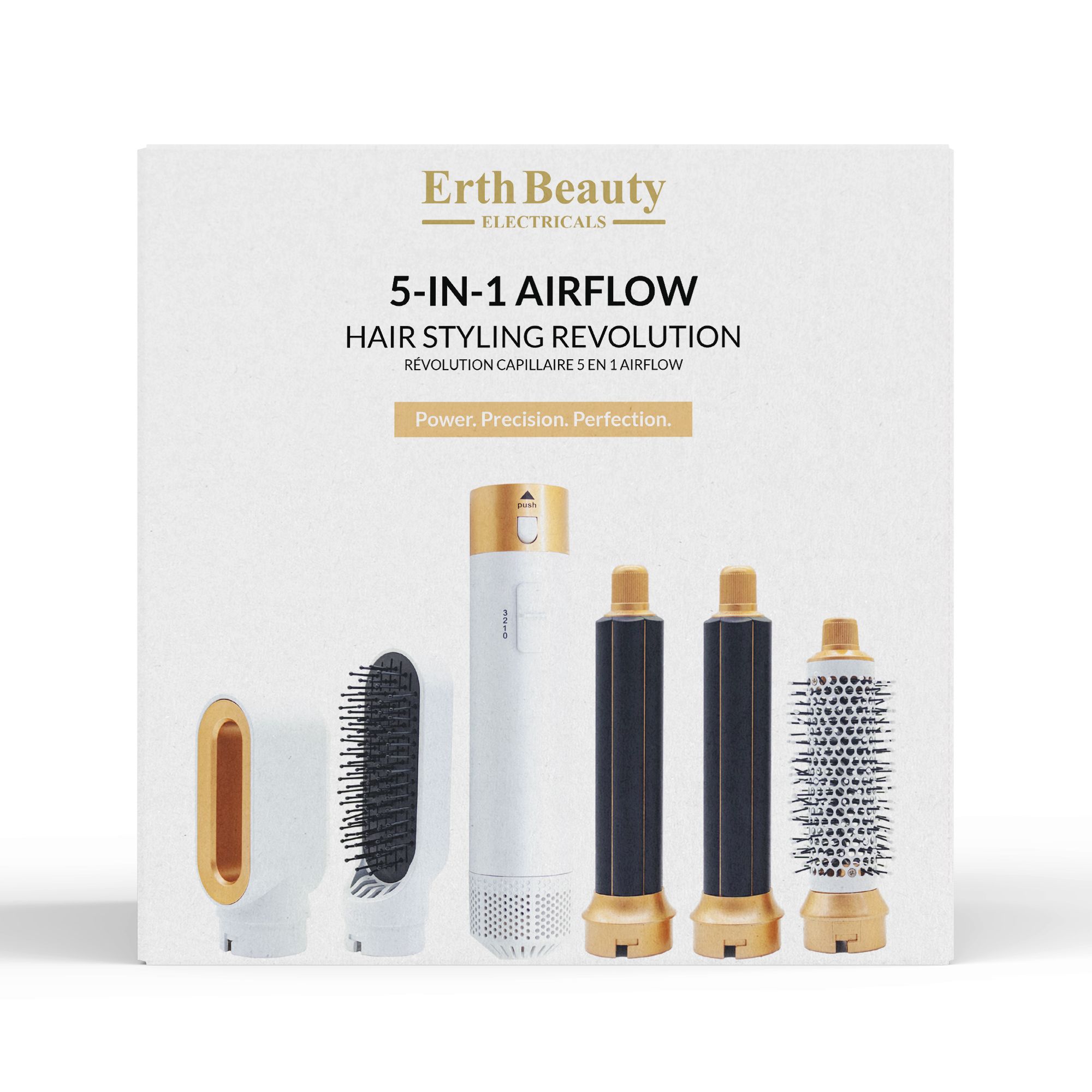 ErthSkin London  Rivoluzione Per Lo Styling Dei Capelli Airflow 5 In 1