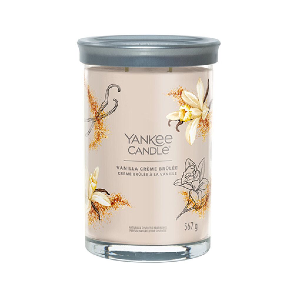 Candela aromatica Signature tumbler grande Vanilla Creme Brulée
