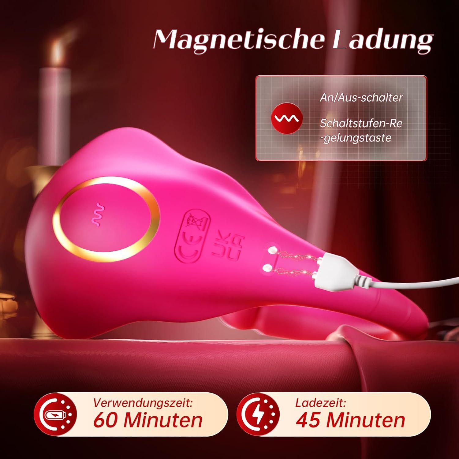 rinofans vibratore 2 in 1 per punto G, anale e clitoride, set di dispositivi intimi
