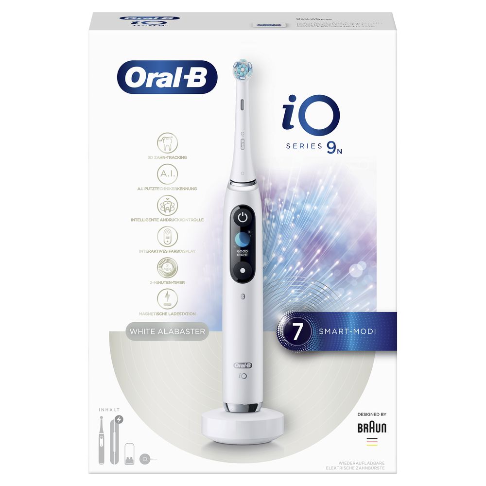 Oral-B iO Series 9N Adulto Spazzolino a vibrazione Bianco