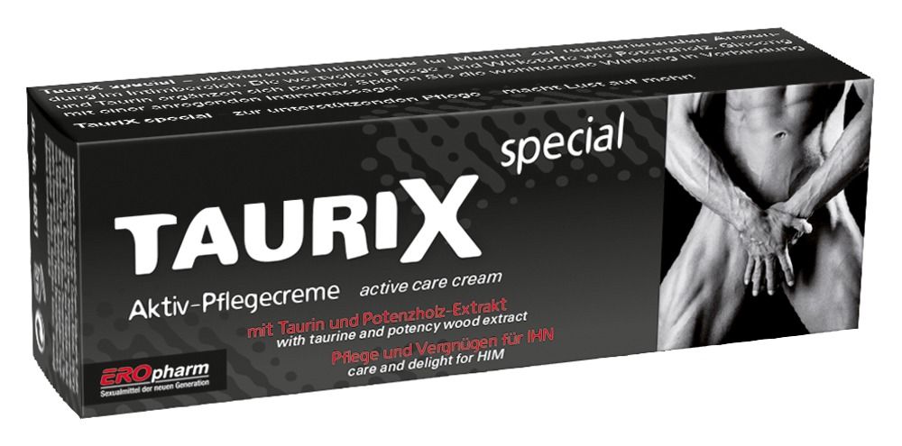 Tubo e scatola pieghevole di crema attiva TauriX special.