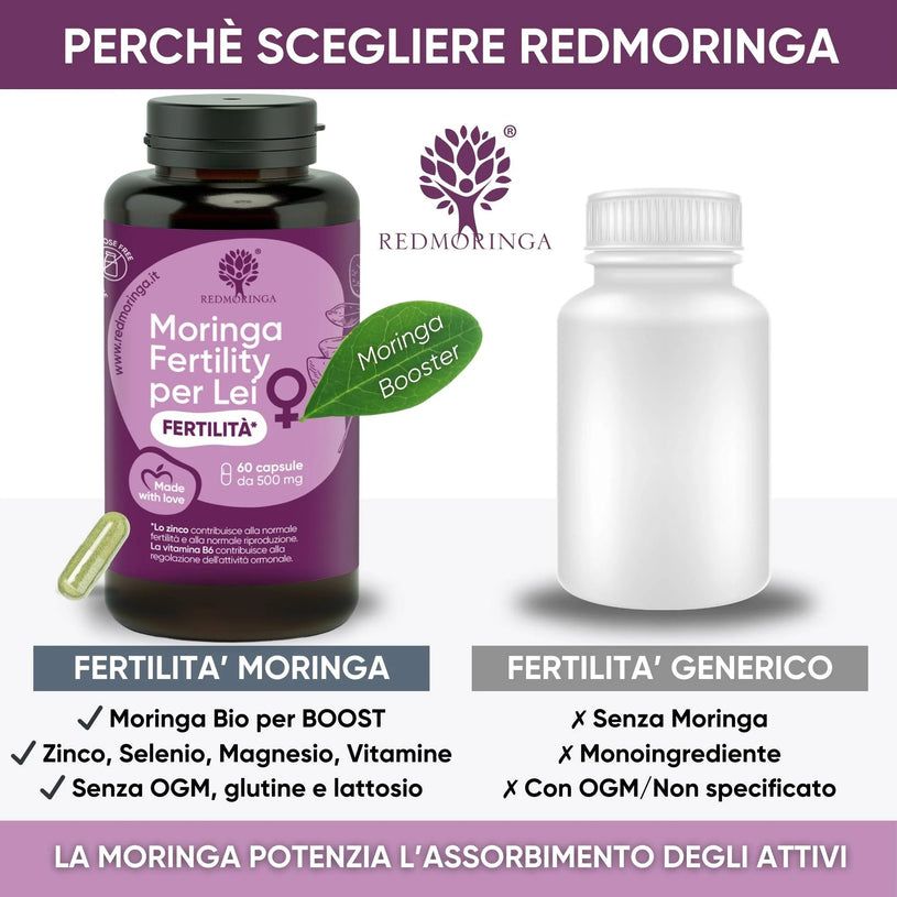 RedMoringa FERTILITA' LEI 60 Capsule