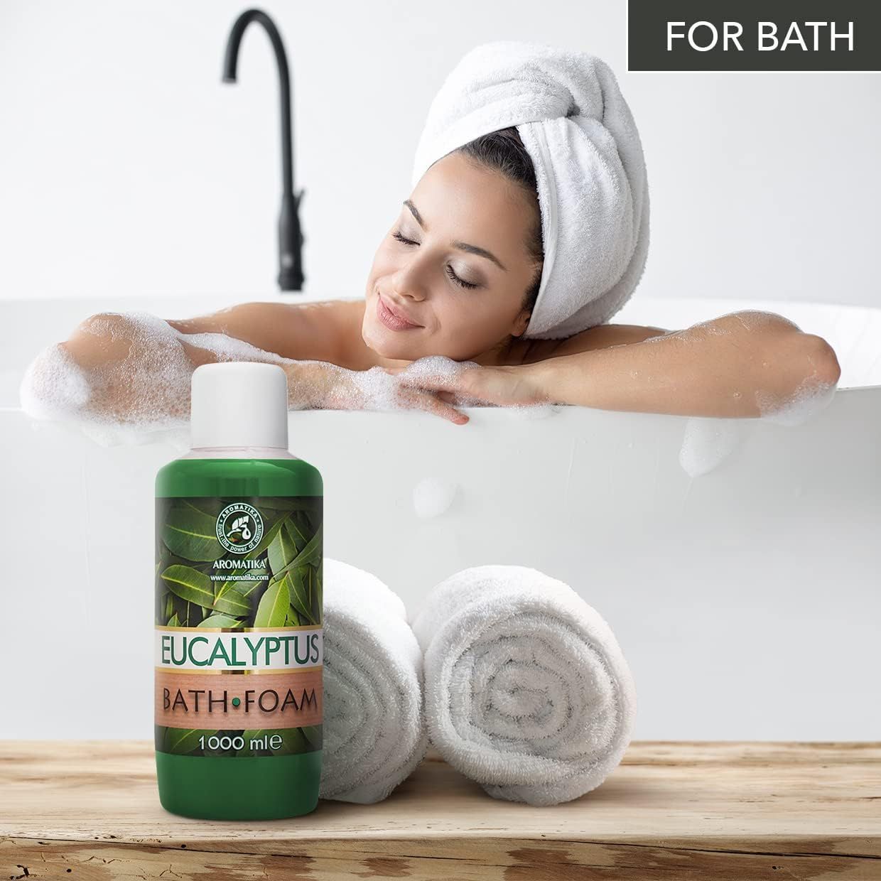 AROMATIKA Schiuma da bagno all’eucalipto