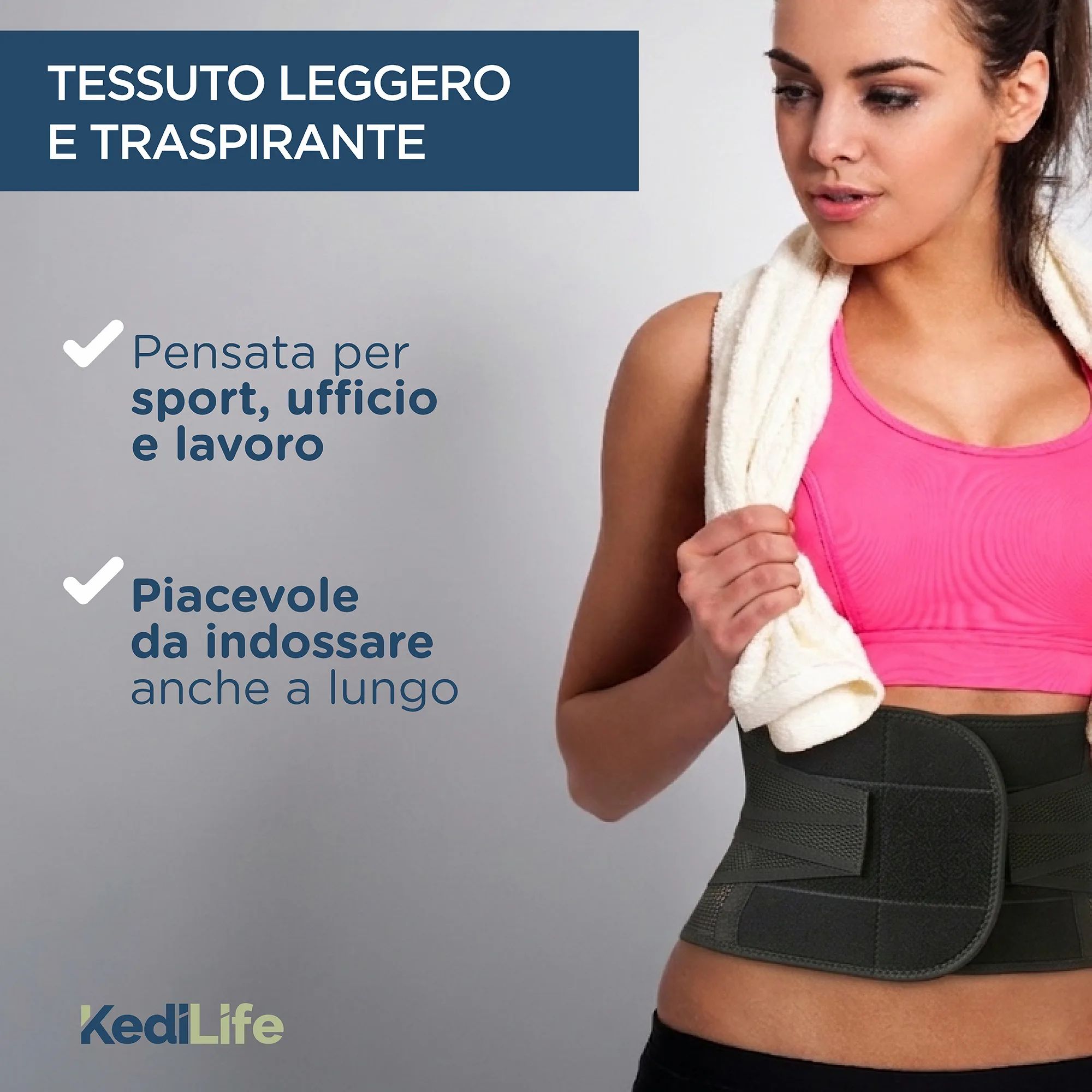 KediLife Fascia Lombare Supporto Schiena