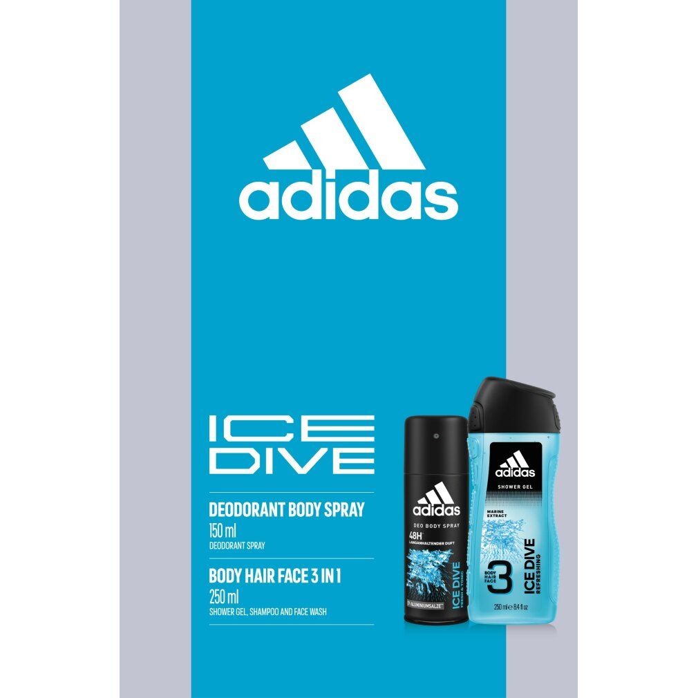 Set regalo Adidas Ice Dive (deodorante spray +gel doccia )