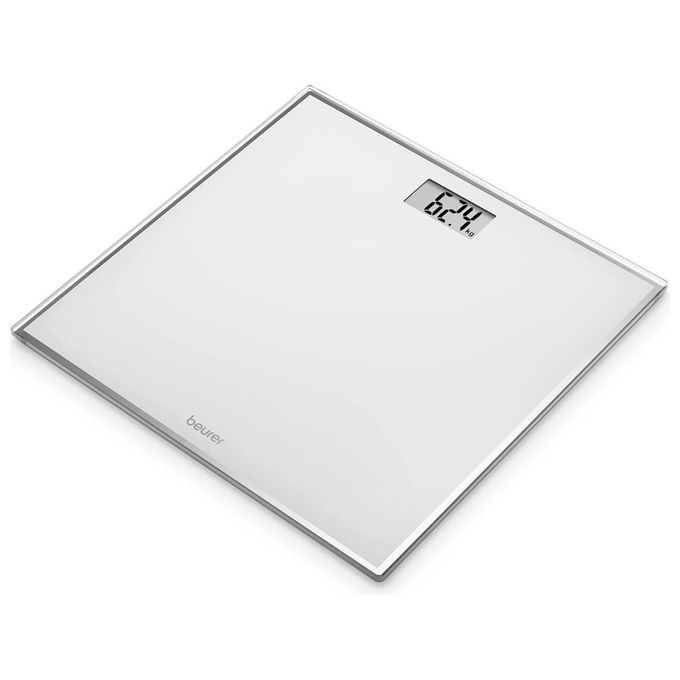 Beurer GS 120 Kompakt Bilancia in Vetro Pesapersone in Formato Compatto, Poco Ingombrante con Elega