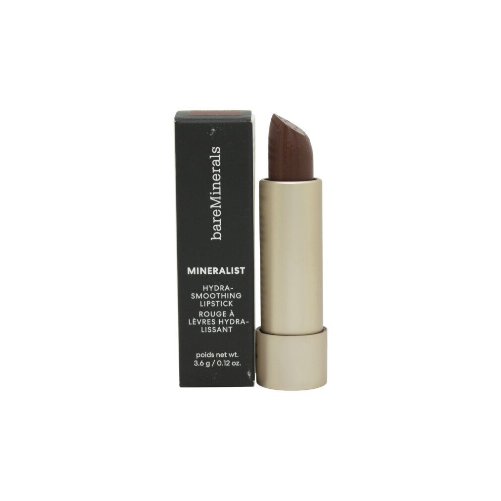 Rossetto Bareminerals Mineralist Hydra-Smoothing, tonalità Integrity, con scatola nera.