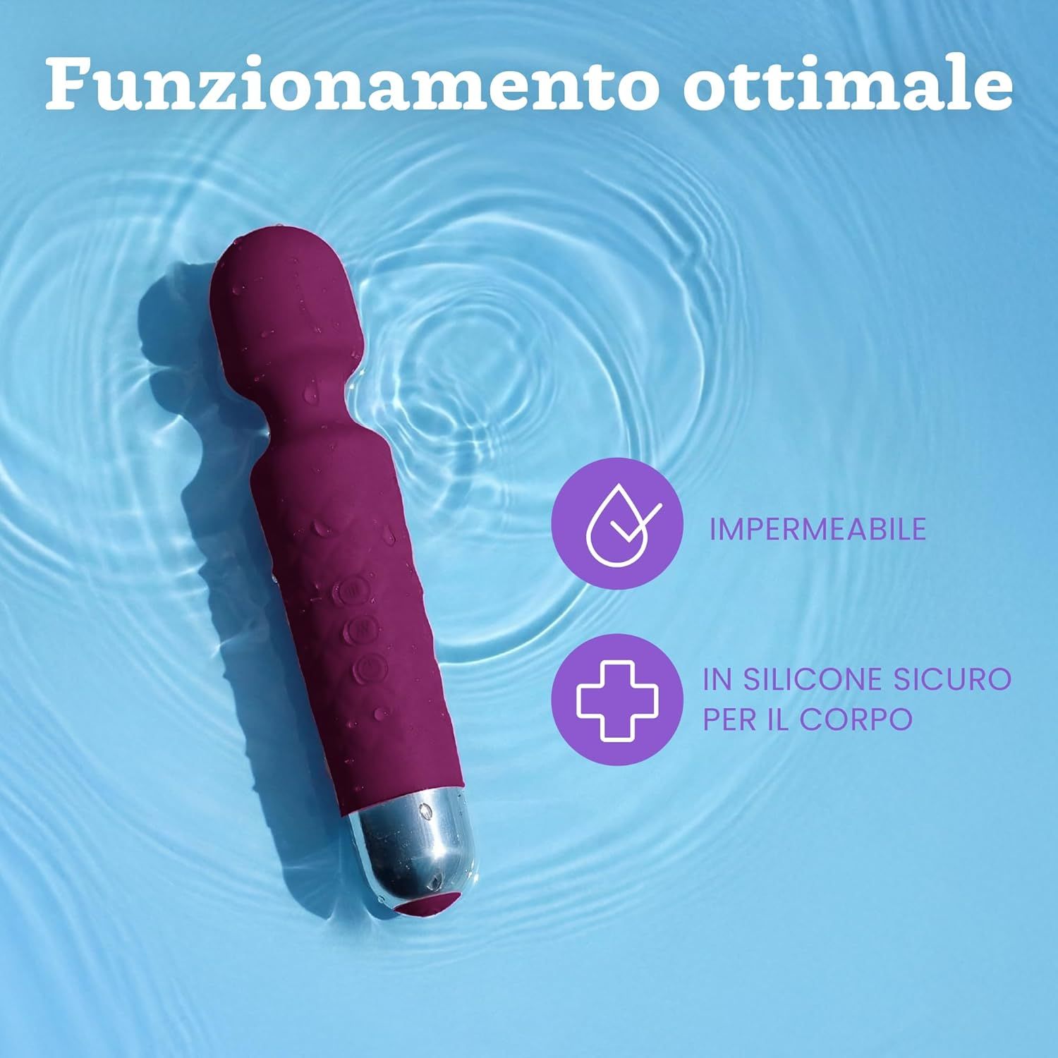 Oliver James Vibratore per donne – Silenzioso e potente, colore viola