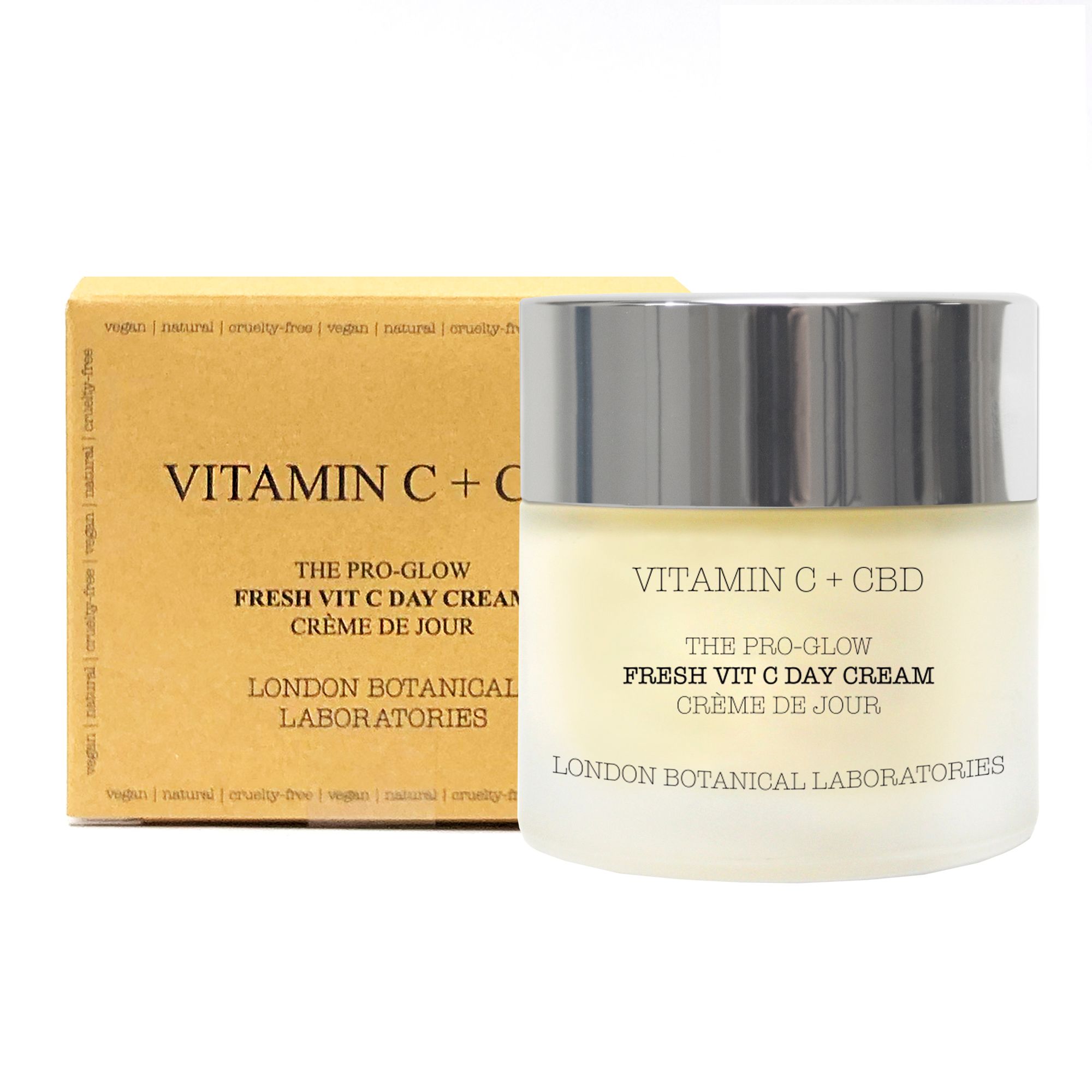 London botanical loboratories Vitamina C + CBD  Anti-Aging  La crema da giorno Pro-Glow Fresh Vit C