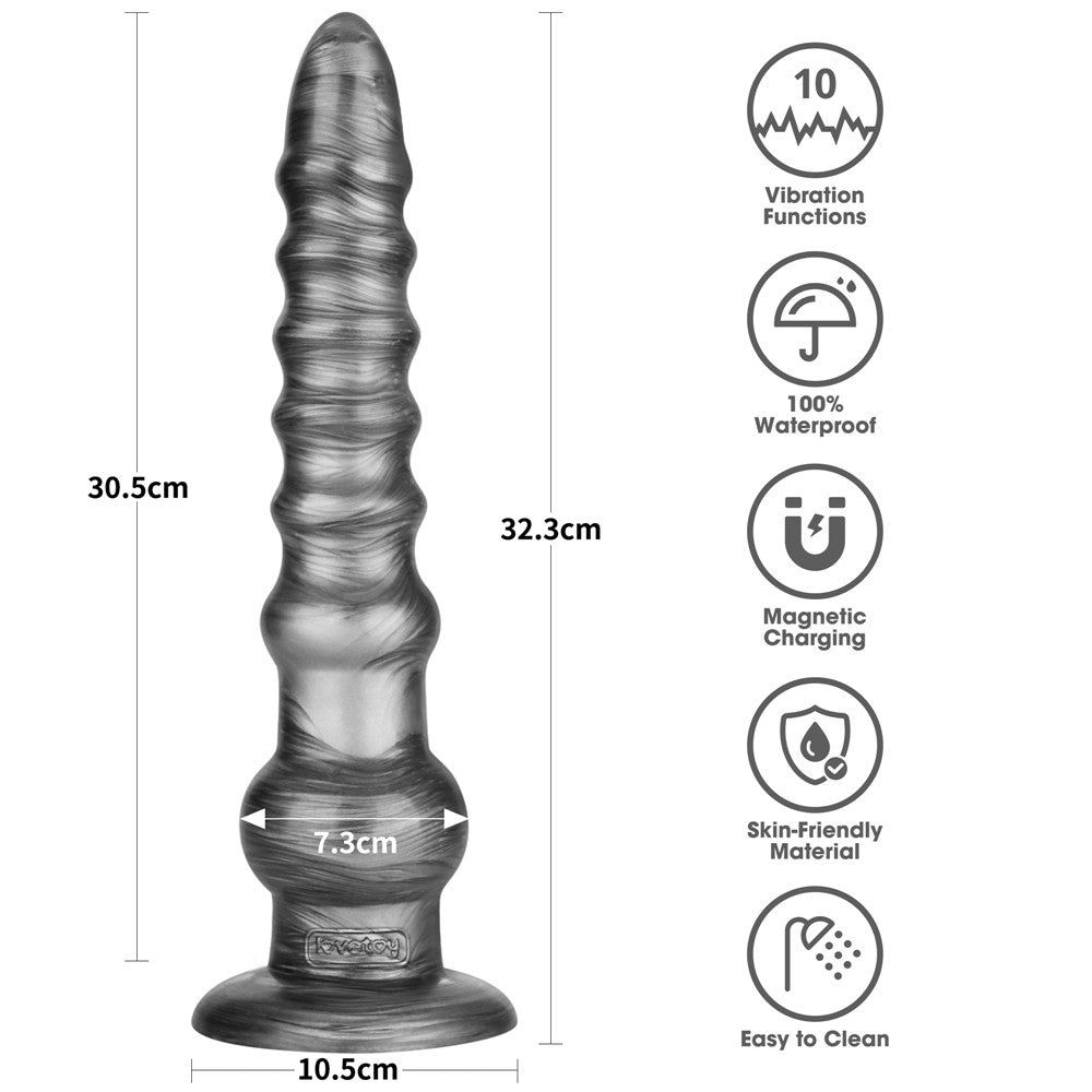 Dildo XXL Vibrax Slider Oblivion 32,3 cm