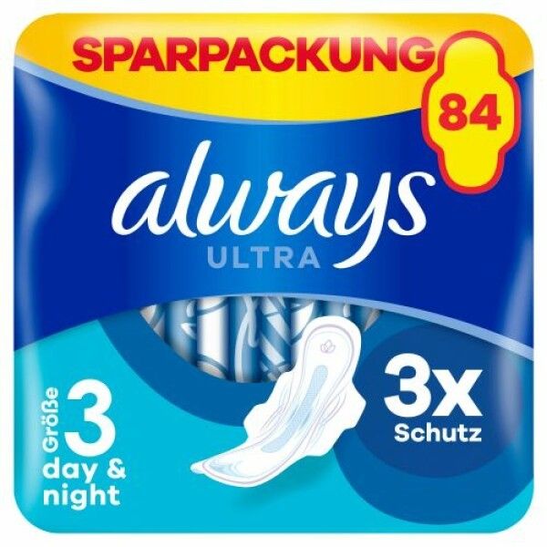 Pacchetto mensile Always Ultra Bandage Night with Wings, 84 bende (3 confezioni x 28 pezzi)