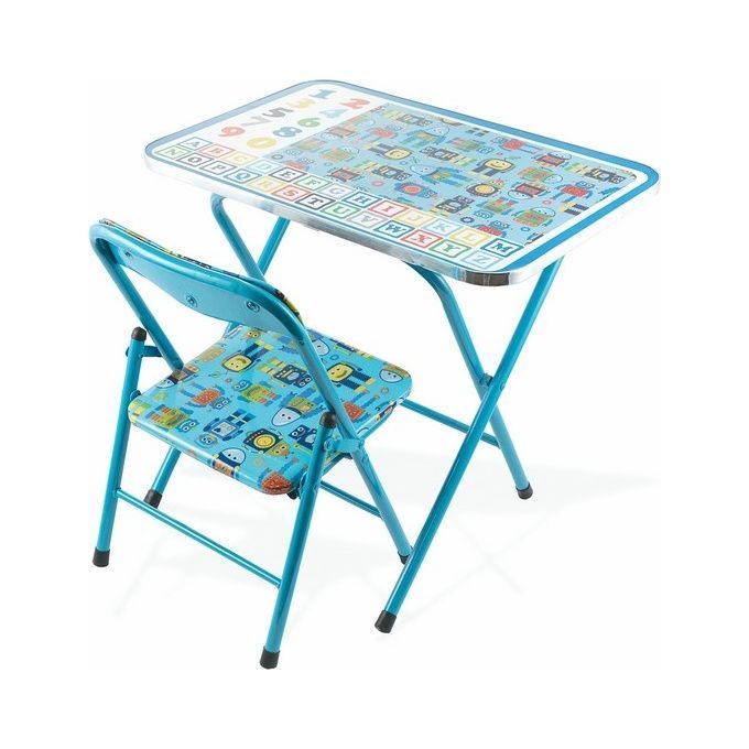 Galileo Set Bimbo Tavolo+Sedia 60X40Xh50 Robot