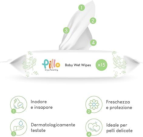 Pillo Salviette Pulisci Ciuccio