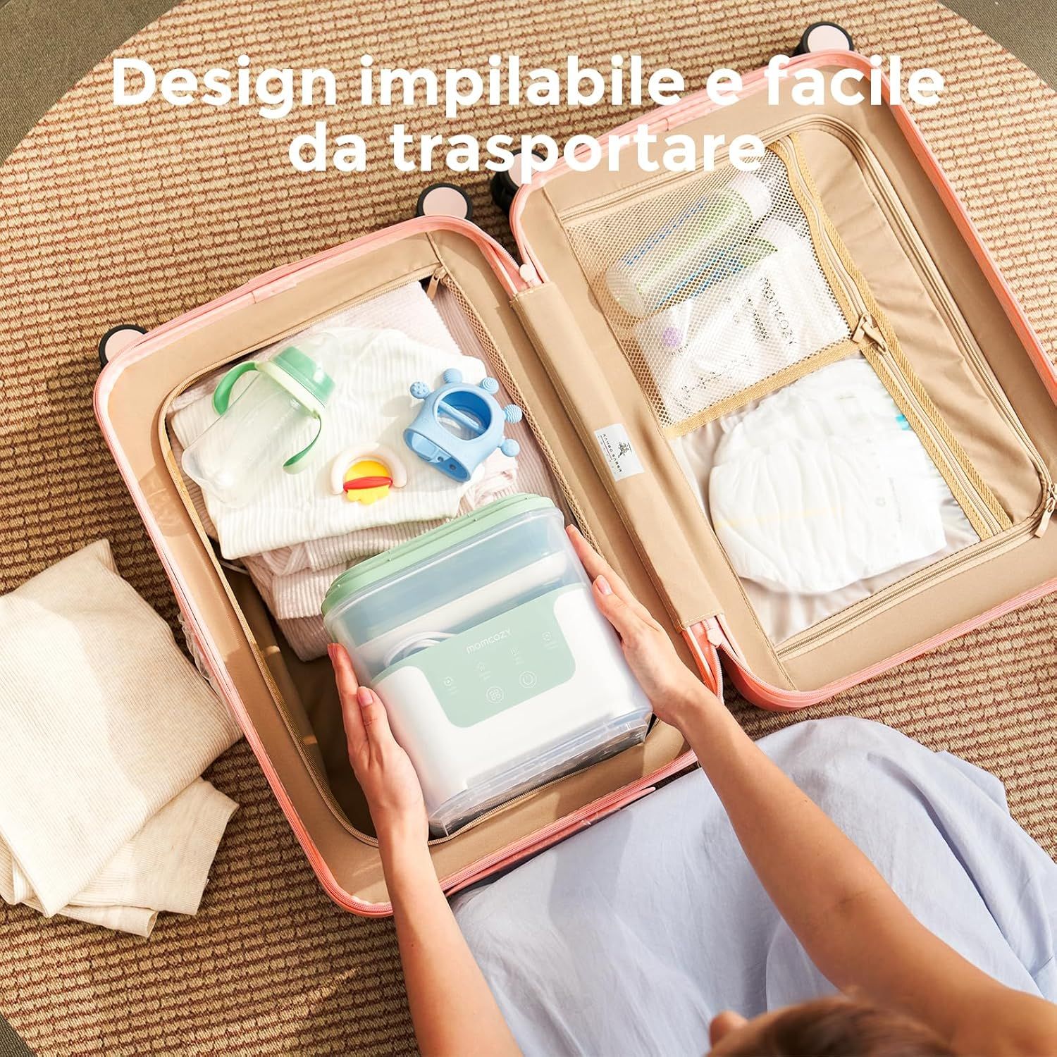 Sterilizzatore a vapore elettrico e asciugatore Momcozy